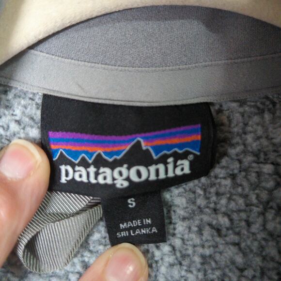 Patagonia Better Sweater Womens S Gray Full ZIp Zip Logo Outdoors - Picture 2 of 9